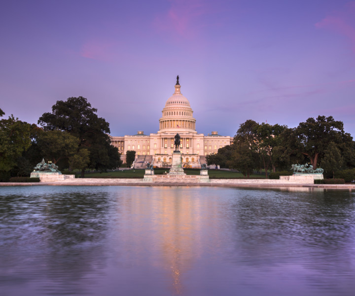 United States Capitol and the Senate Building, Washington DC USA