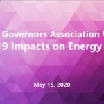 COVID-19 Impacts to Energy Security