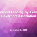 Governors Taking Action by Leading by Example