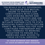 Governors Urge Congress to Address Water Infrastructure Funding Cuts