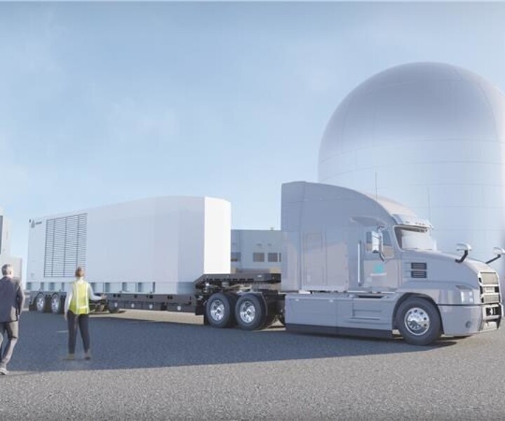 Rendering of Radient's Kaleidos Microreactor