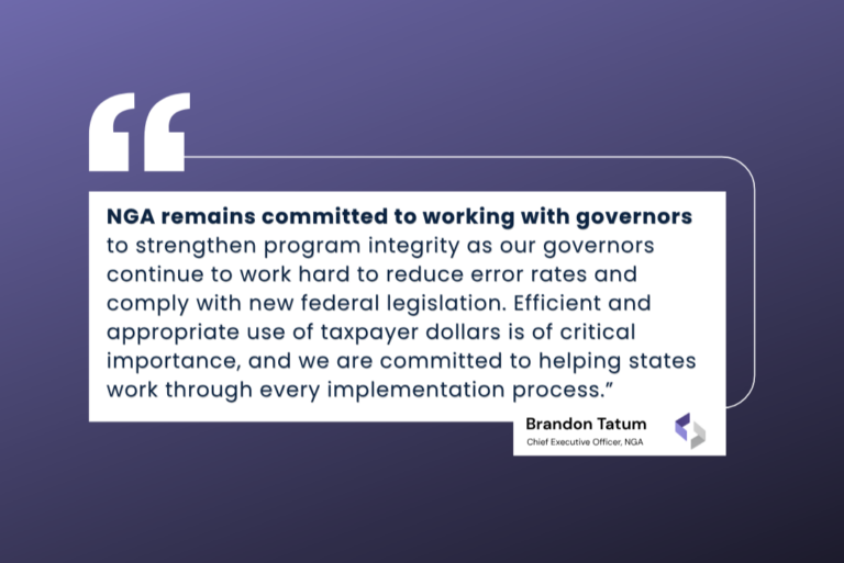 NGA Statement on SNAP Payment Error Rates Data