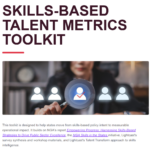 Skills-Based Talent Metrics Toolkit
